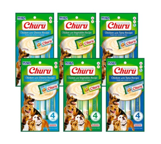 Inaba Churu 4 Tubos Variedades Snack para perros