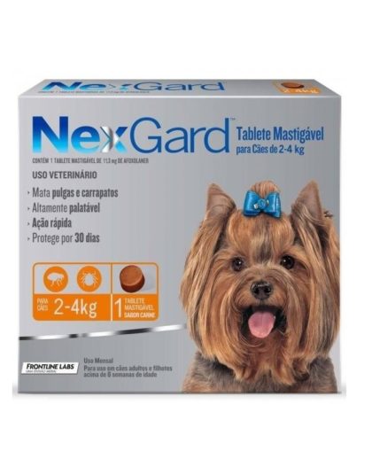 Nexgard Comprimidos Antipulgas 2 - 4 kg 1 Comp.