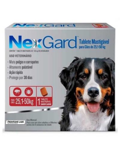 Nexgard Comprimidos Antipulgas 25,1 - 50 kg 1 Comp.