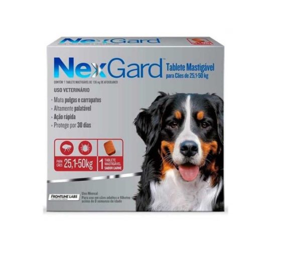 Nexgard Comprimidos Antipulgas 25,1 - 50 kg 1 Comp.