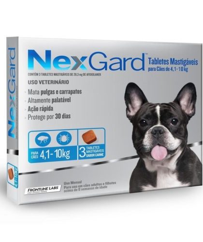 Nexgard Comprimidos Antipulgas 4,1 - 10 kg 3 Comp.