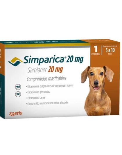 Simparica Comprimidos Antipulgas 5 - 10 kg 1 Comp.