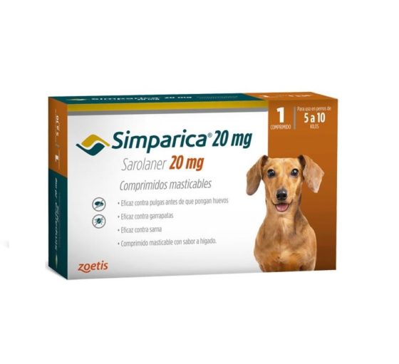 Simparica Comprimidos Antipulgas 5 - 10 kg 1 Comp.