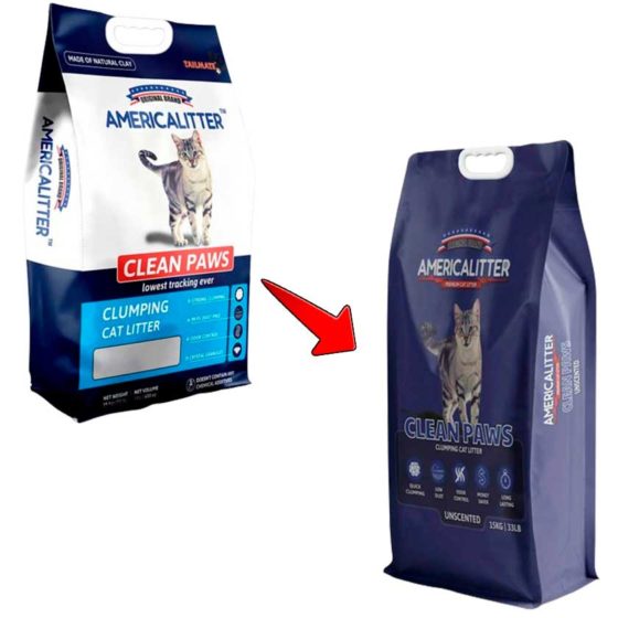 Arena America Litter Clean Paws 7 kg y 15kg - Imagen 2