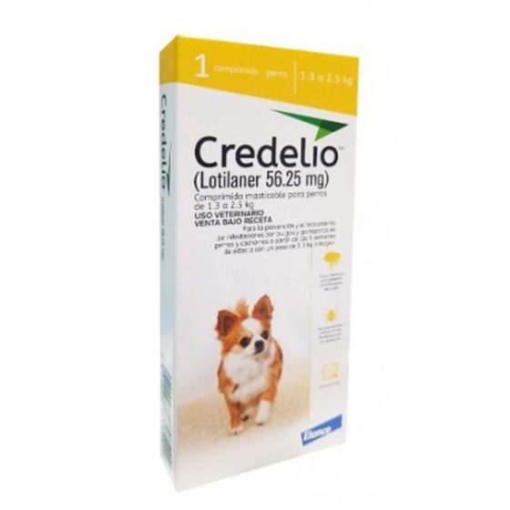 Credelio Perro 1,3-2,5 kg 1 Comprimido