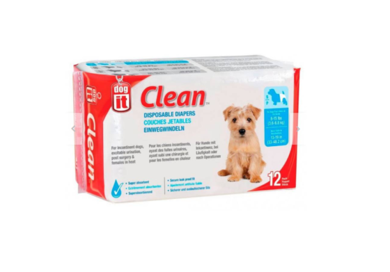 Pañales Desechables Dog It Talla S 3.5-7 kg 12UN