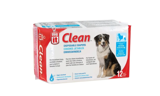 Pañales Desechables Dog It Talla L 15.8-24.9 KG 12UN
