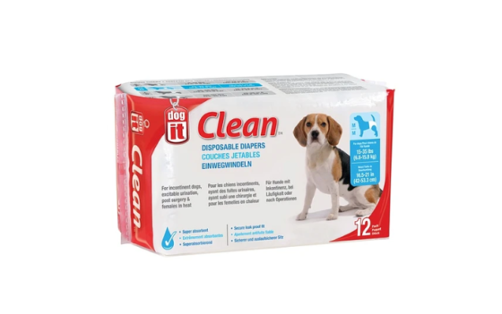 Pañales Desechables Dog It Talla M 6,8-15,8 KG 12UN