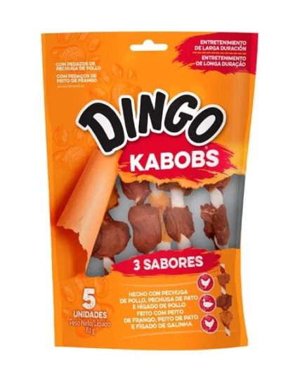 Dingo  Kabobs Snack 3 Sabores