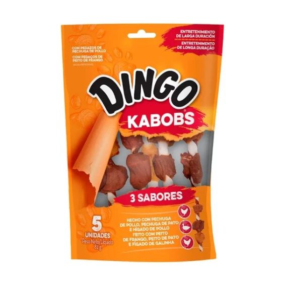 Dingo  Kabobs Snack 3 Sabores