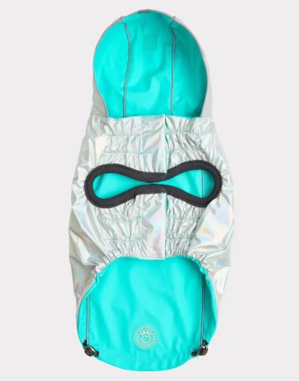Impermeable Reversible Neon Aqua