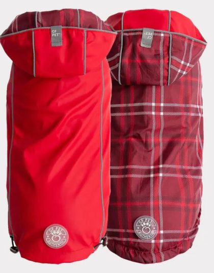 Impermeable Reversible Retro Rojo