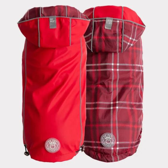 Impermeable Reversible Retro Rojo