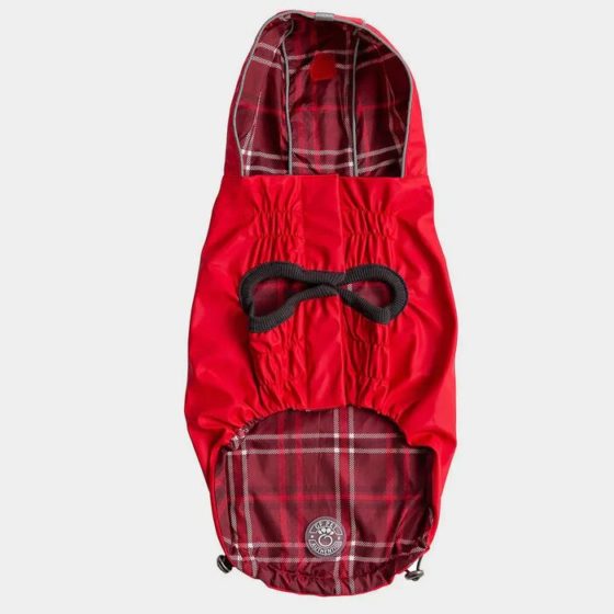 Impermeable Reversible Retro Rojo - Imagen 2