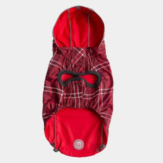 Impermeable Reversible Retro Rojo - Imagen 3