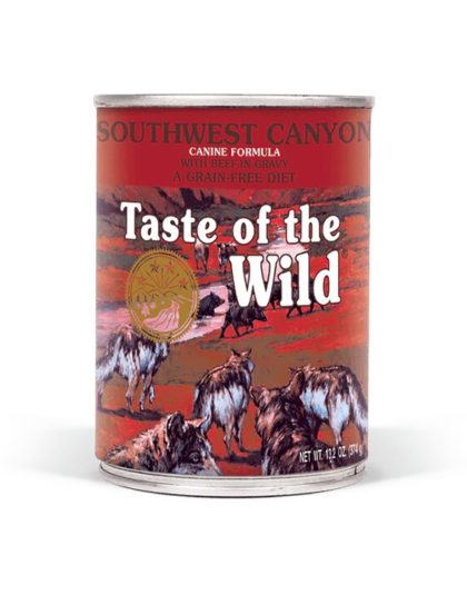 Taste of the Wild Comida Humeda Para Perro Beef 374gr