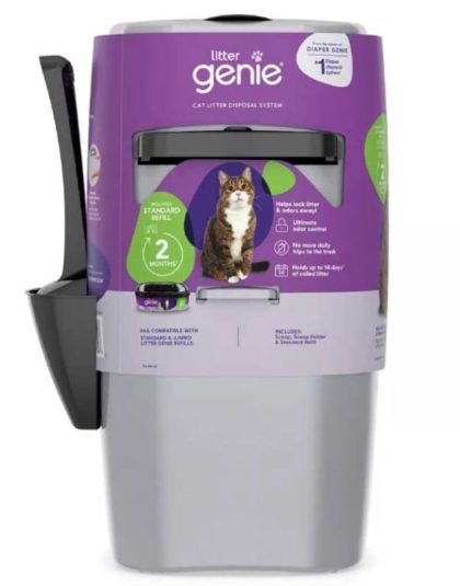 Litter Genie Pail Desing Plus Basurero para Arena Sanitaria
