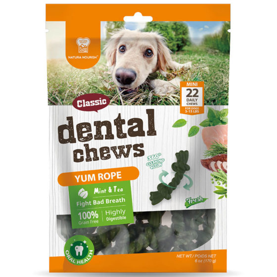 Dental Chews Yum Rope Menta 170GR - Imagen 2