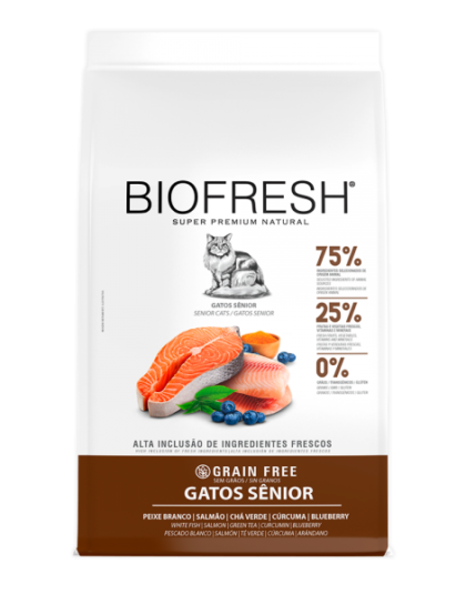 Biosfresh Gatos Senior Grain Free 1,5kg y  7,5kg