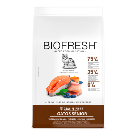 Biosfresh Gatos Senior Grain Free 1,5kg y  7,5kg