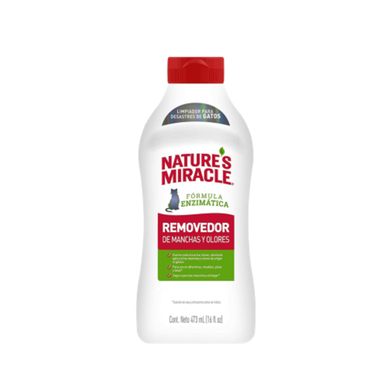 Nature's Miracle Removedor de Manchas y Olores Gatos 473ml10