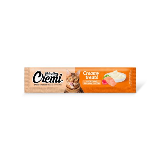 Naturalistic Cat Cremi Treats Tuna & Salmon 60gr - Imagen 2