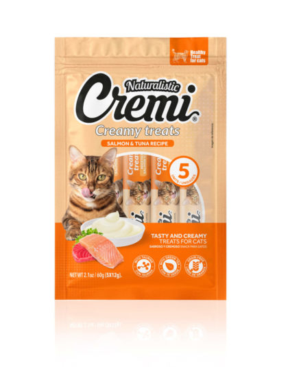 Naturalistic Cat Cremi Treats Tuna & Salmon 60gr