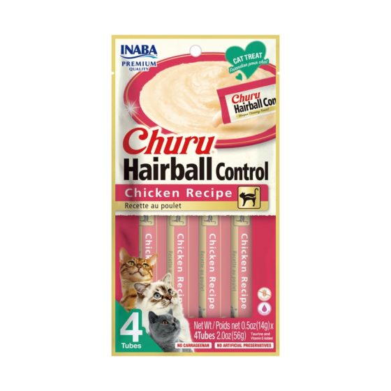 Churu Hairball Control De Pollo 4un