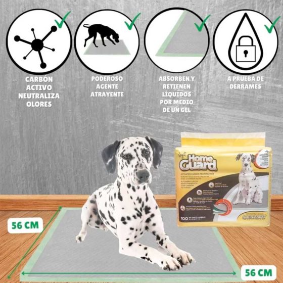 Dogit Home Guard Sabanilla Con Carbon Activado 100 Un - Imagen 2