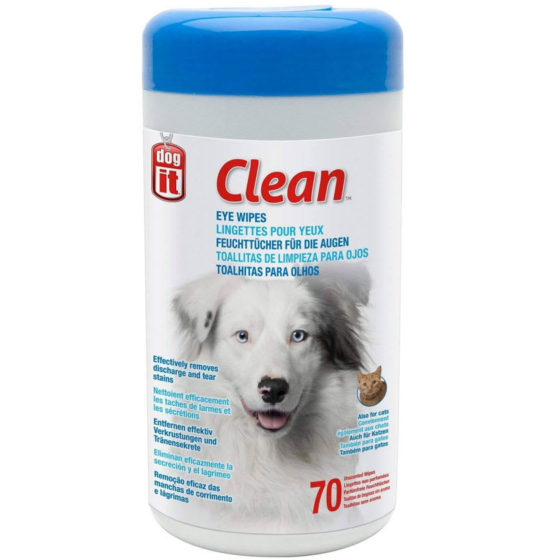 Dogit Toallitas Para Limpieza de Ojos 70 Un