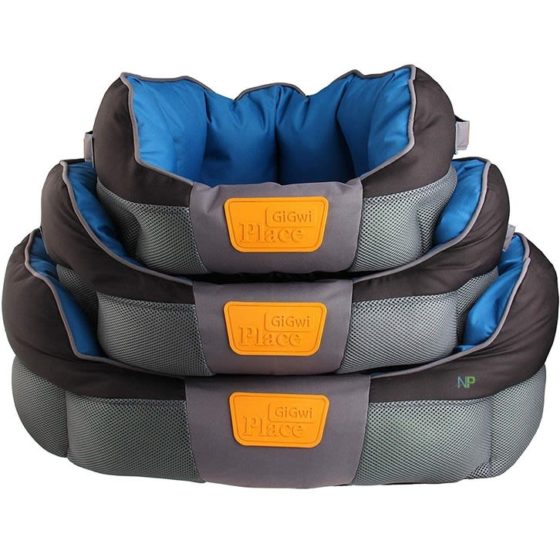 Cama Gigwi Place Redonda Gray/Blue L - Imagen 2