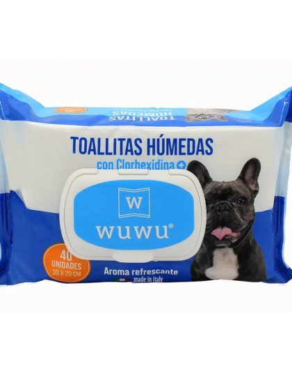 Toallas Humedas Wuwu con Clorhexidina
