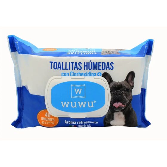 Toallas Humedas Wuwu con Clorhexidina