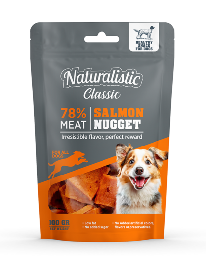 Naturalistic Classic Salmon Nugget 100gr