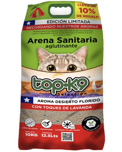 Arena Aglutinante Topk9 Desierto Florido 10kg