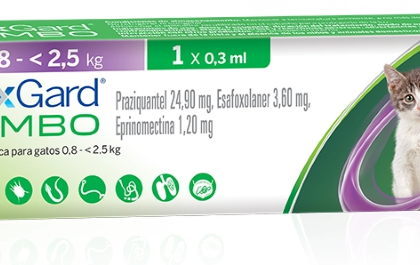 Nexgard Combo Interno y Externo Gato 0,8-2,5kg