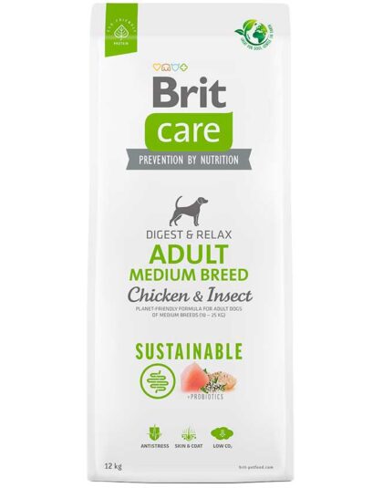 Brit Adulto Mediano Insecto 12kg