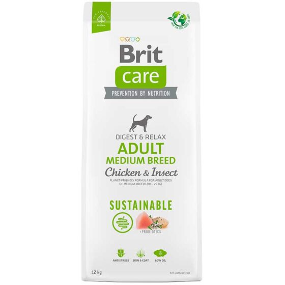 Brit Adulto Mediano Insecto 12kg