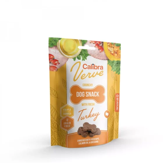 Calibra Dog Verve Crunchy Snack Fresh Turkey 150g