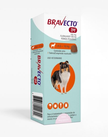 Bravecto 1 mes 100 Mg (4.5 - 10 Kg)