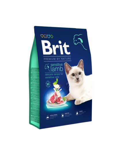 Brit Premium Nature Cat Sensitive Lamb 8kg