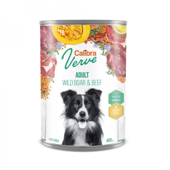 Calibra Dog Verve GF Adult Wild Boar&Beef 400g