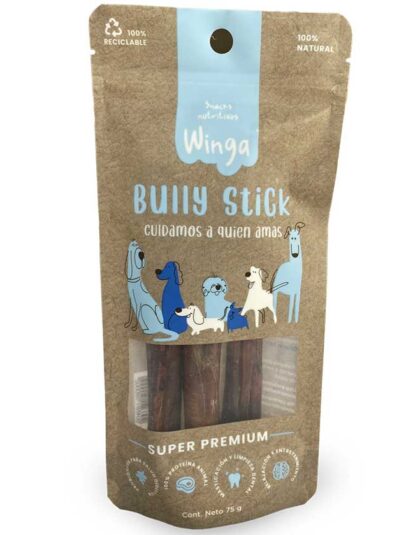 Winga Bully Stick M 75gr Snack para Perros