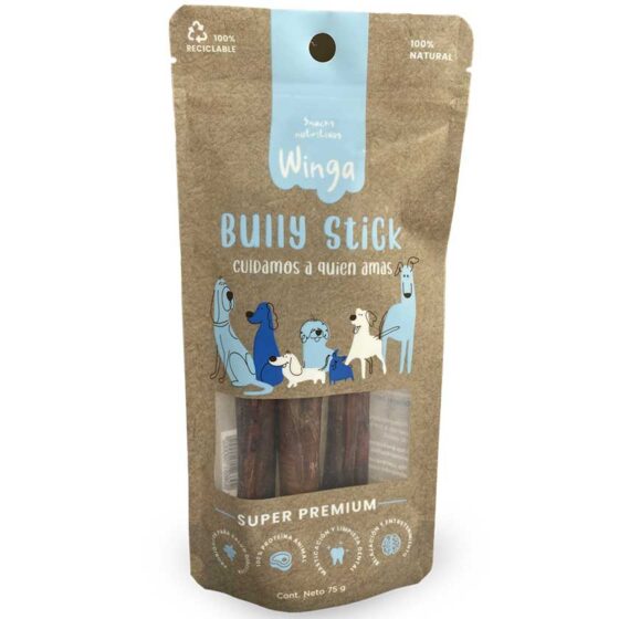 Winga Bully Stick M 75gr Snack para Perros