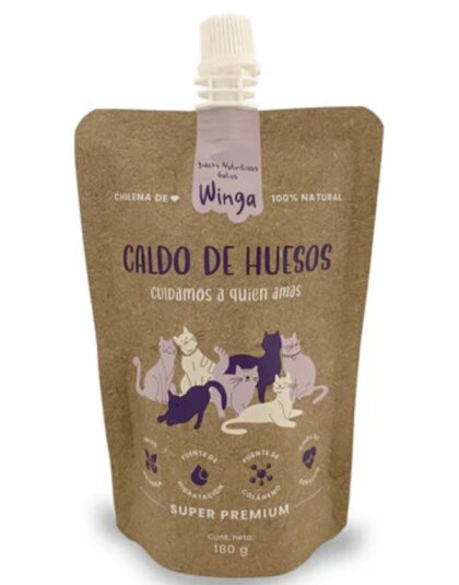 Winga Caldo de Huesos para Gatos 180gr