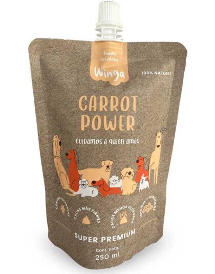 Winga Carrot Power 250gr Snack para Perros