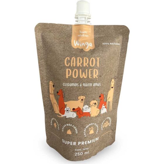 Winga Carrot Power 250gr Snack para Perros