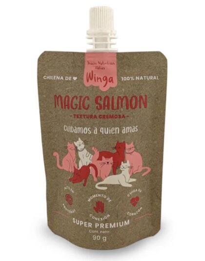 Winga Magic Salmón Snack para Gatos 60gr