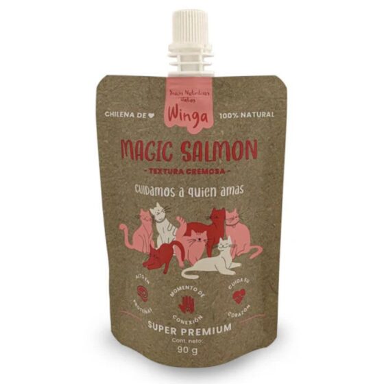 Winga Magic Salmón Snack para Gatos 60gr