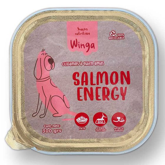 Winga Salmon Energy 300gr Snack para Perros